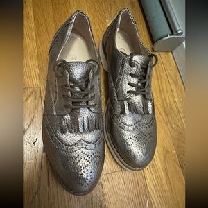 Silver shoes